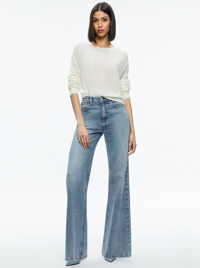 AKERS REVERSIBLE PULLOVER - ECRU image 2 - Alice And Olivia