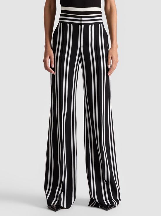 PADDLEBOARD STRIPE BLACK/ECRU-DYLAN PANT