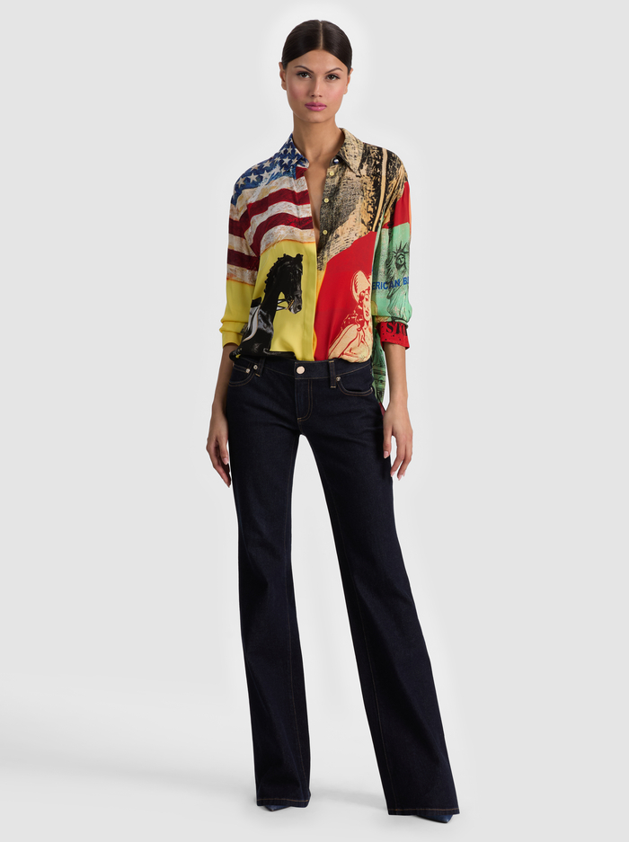 DIMITRA OVERSIZED BUTTON DOWN - STATESIDE CLASSIC image 1 - ALICE + OLIVIA