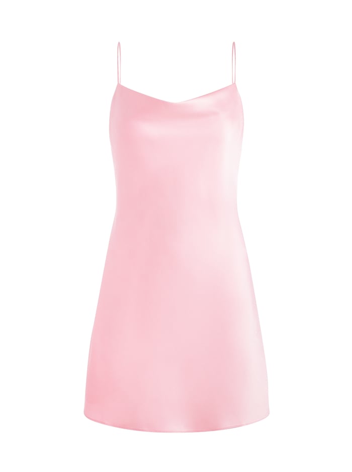 HARMONY SLIP DRESS - ROSE QUARTZ image 5 - Alice And Olivia
