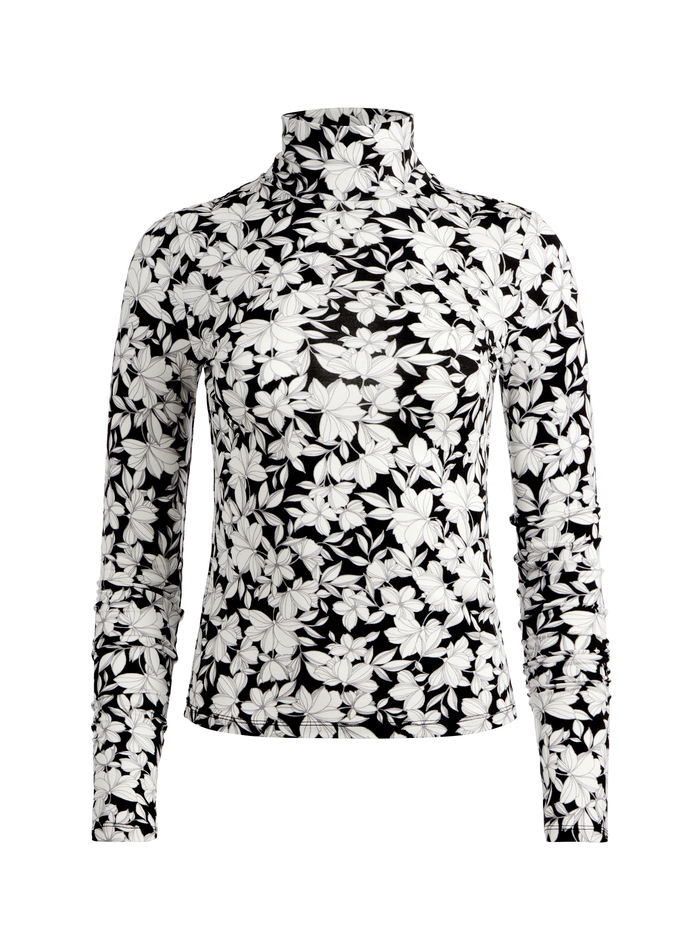 DELAINA TURTLENECK TOP - HOMEROOM FLORAL image 5 - Alice And Olivia