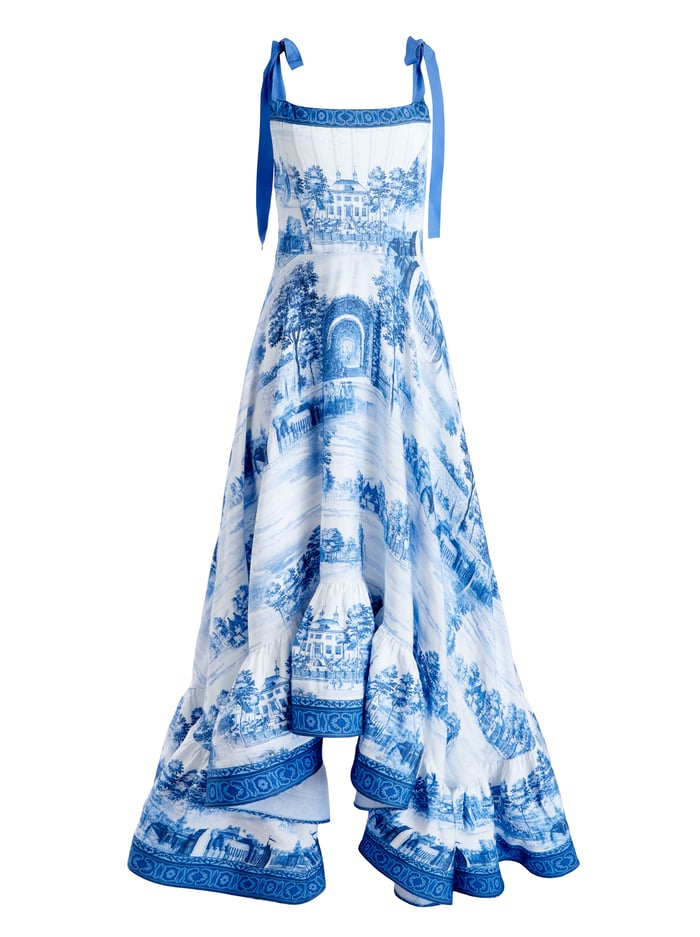 ROSALEE MAXI DRESS - CHATEAU image 7 - Alice And Olivia