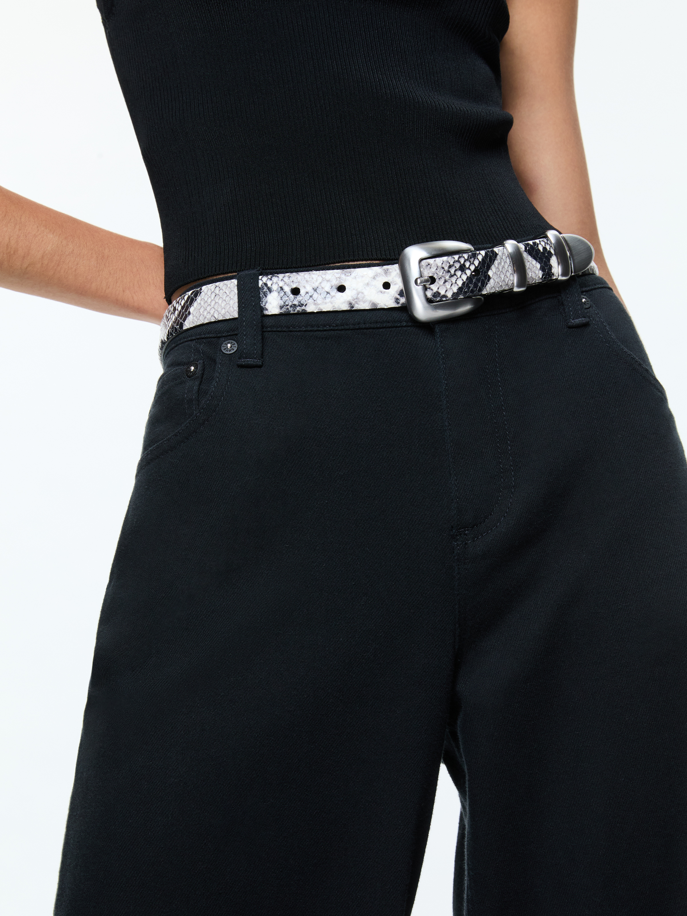 Alice And Olivia Hayden Buckle Belt