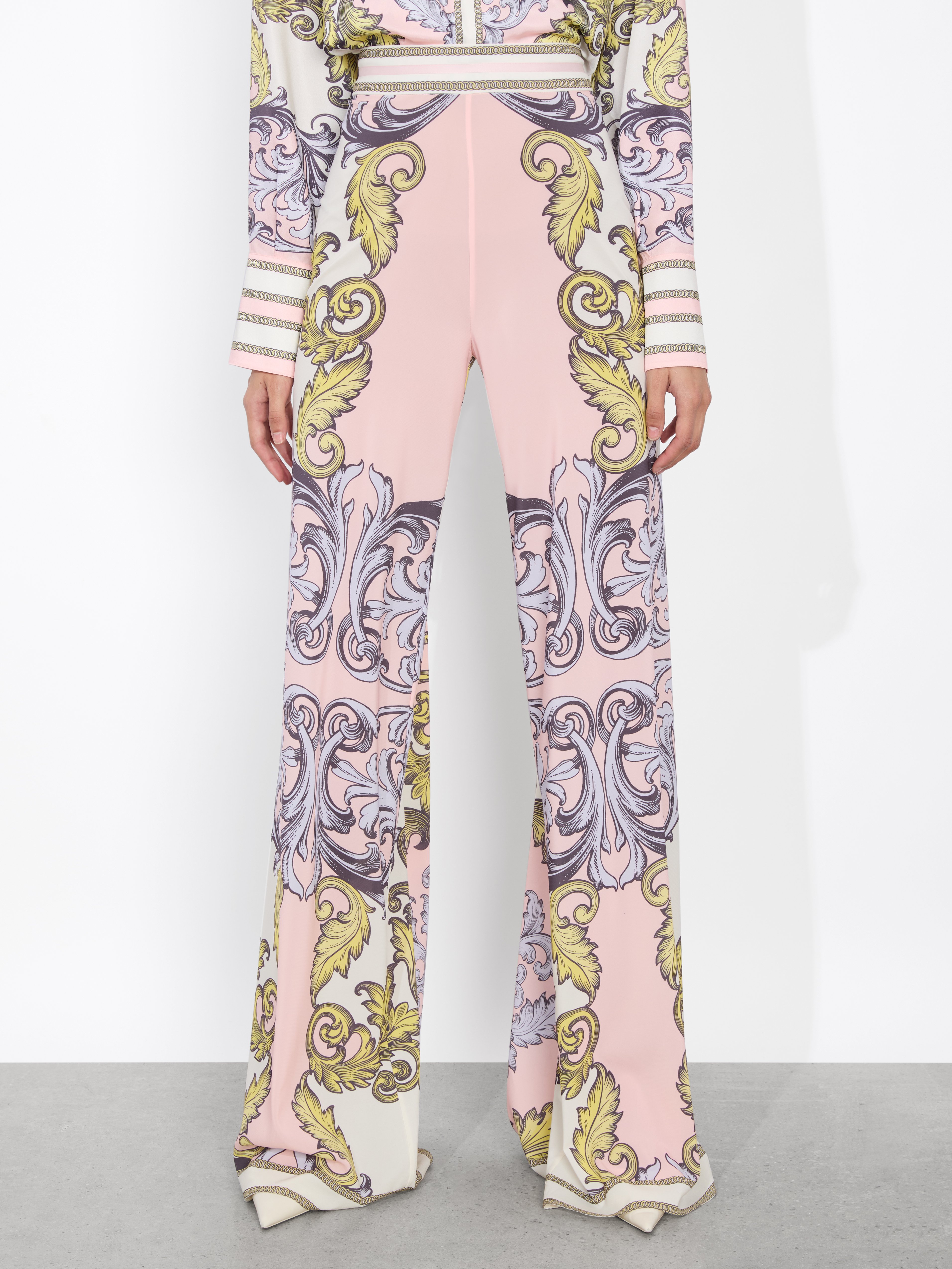 Shop Alice And Olivia Athena Wide Leg Pant In Day Dreamer