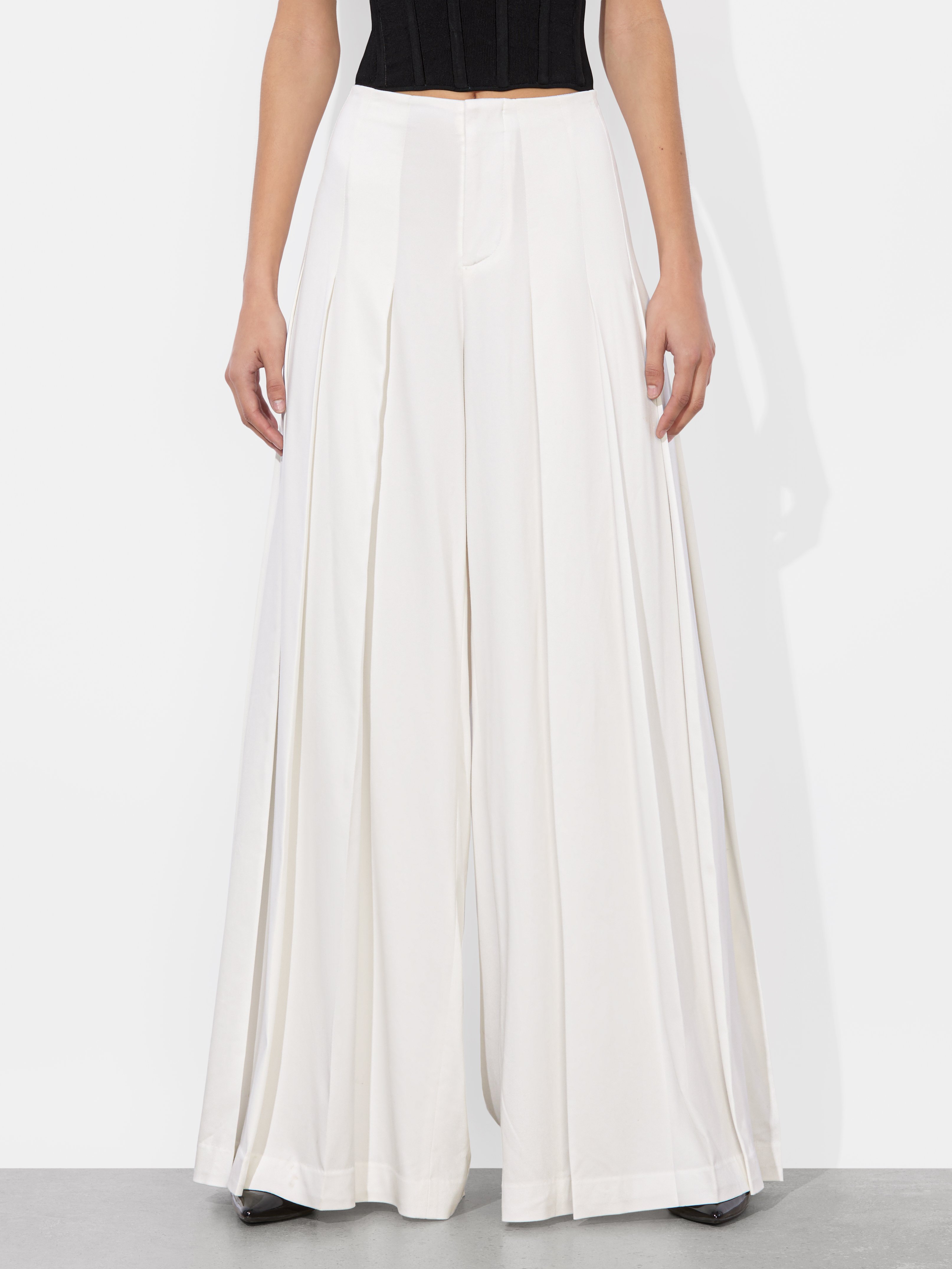 ALICE AND OLIVIA AINSLIE WIDE LEG PANT
