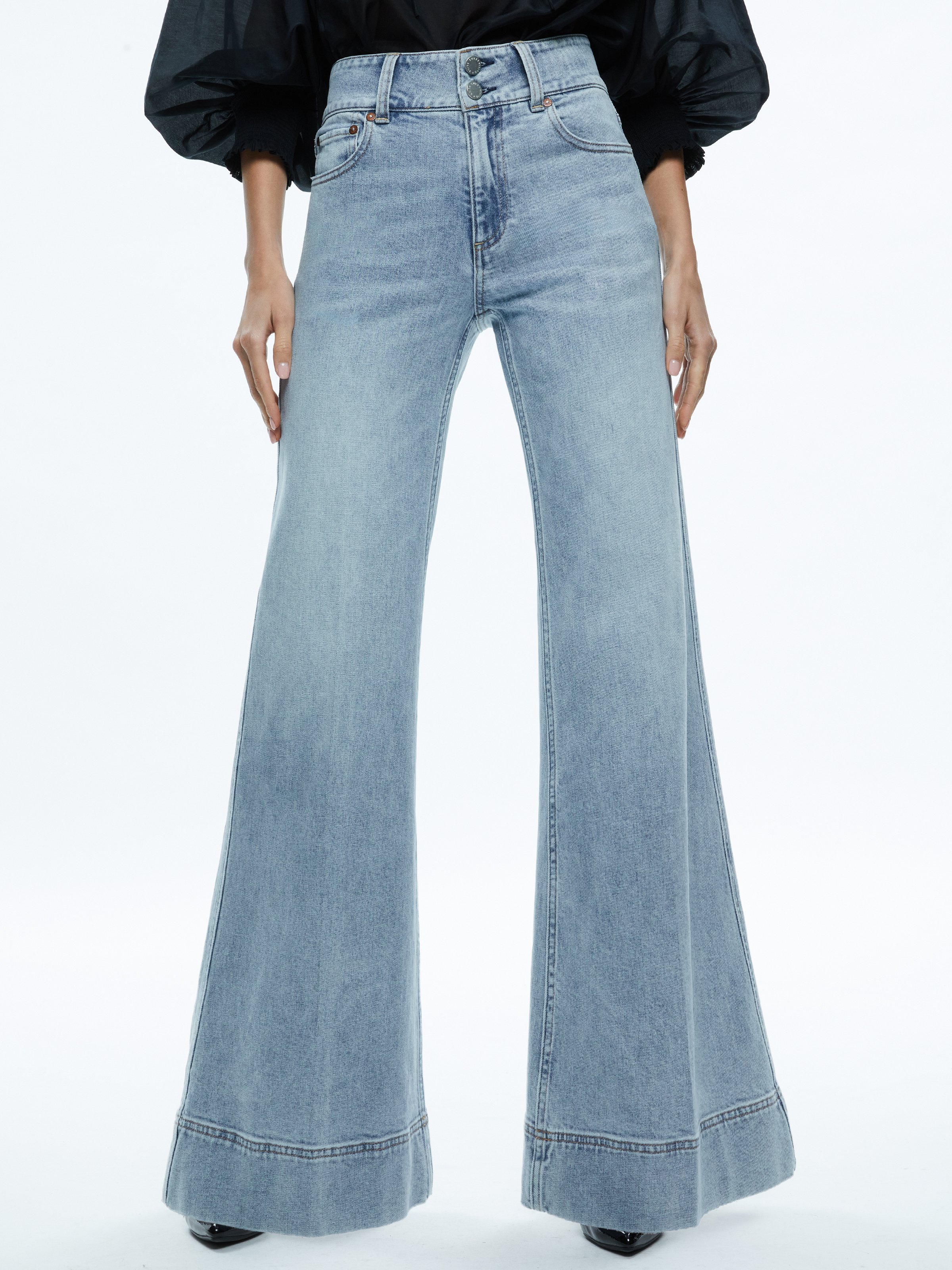 Alice And Olivia Missa Jean In Rockstar Blue