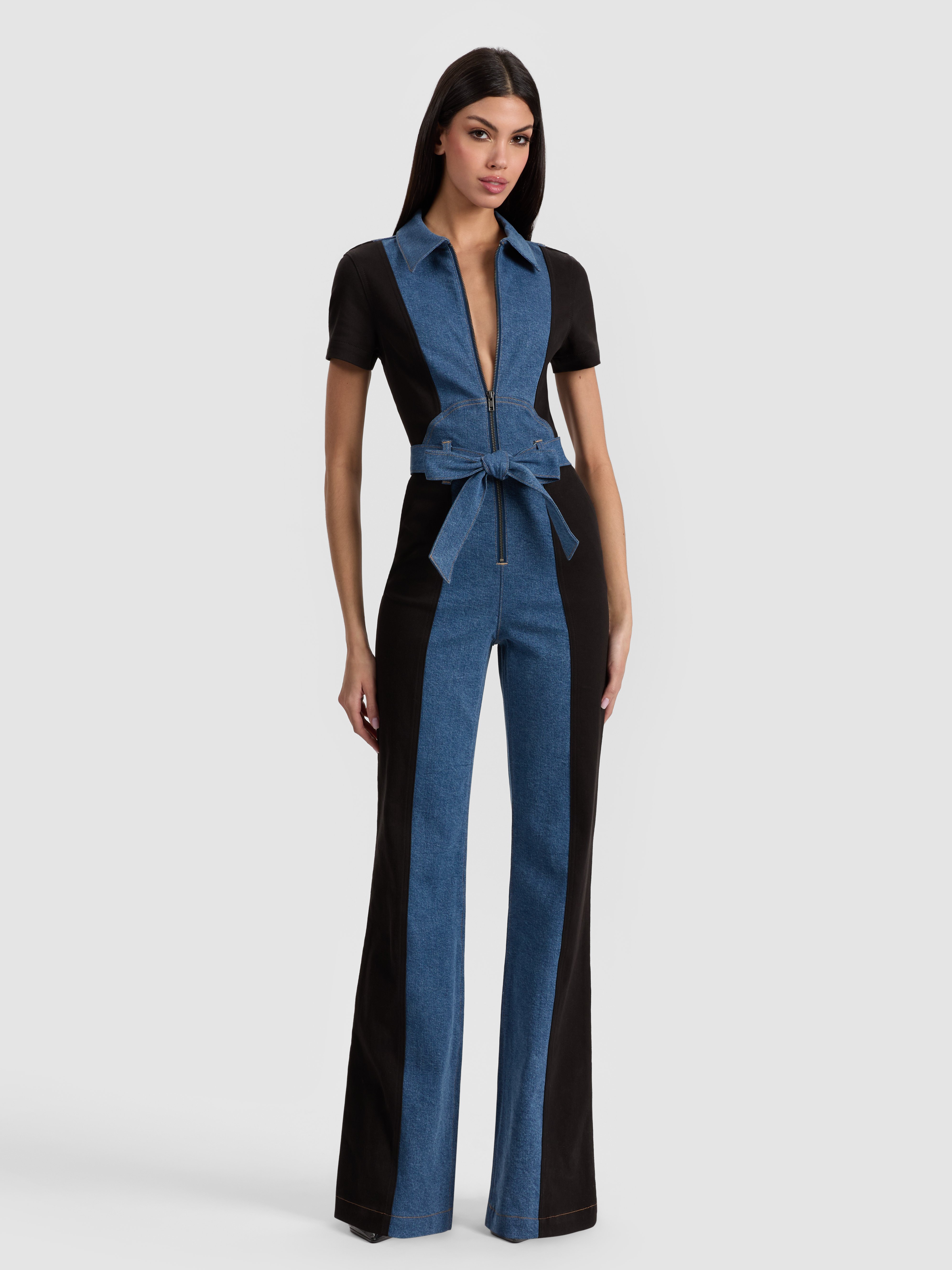 Alice And Olivia Gorgeous Jumpsuit In Multi