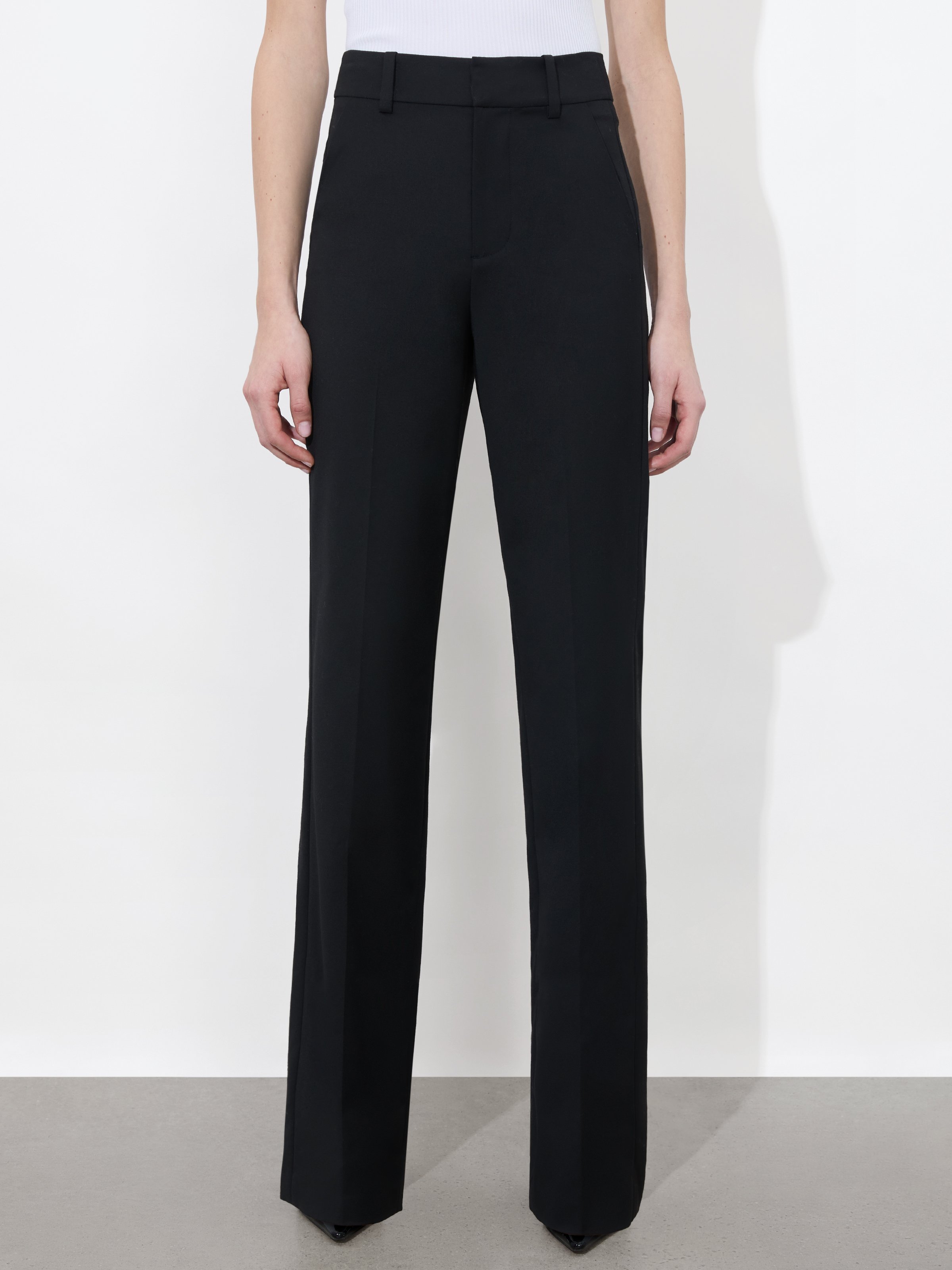 Alice And Olivia Alexander Trouser In Black