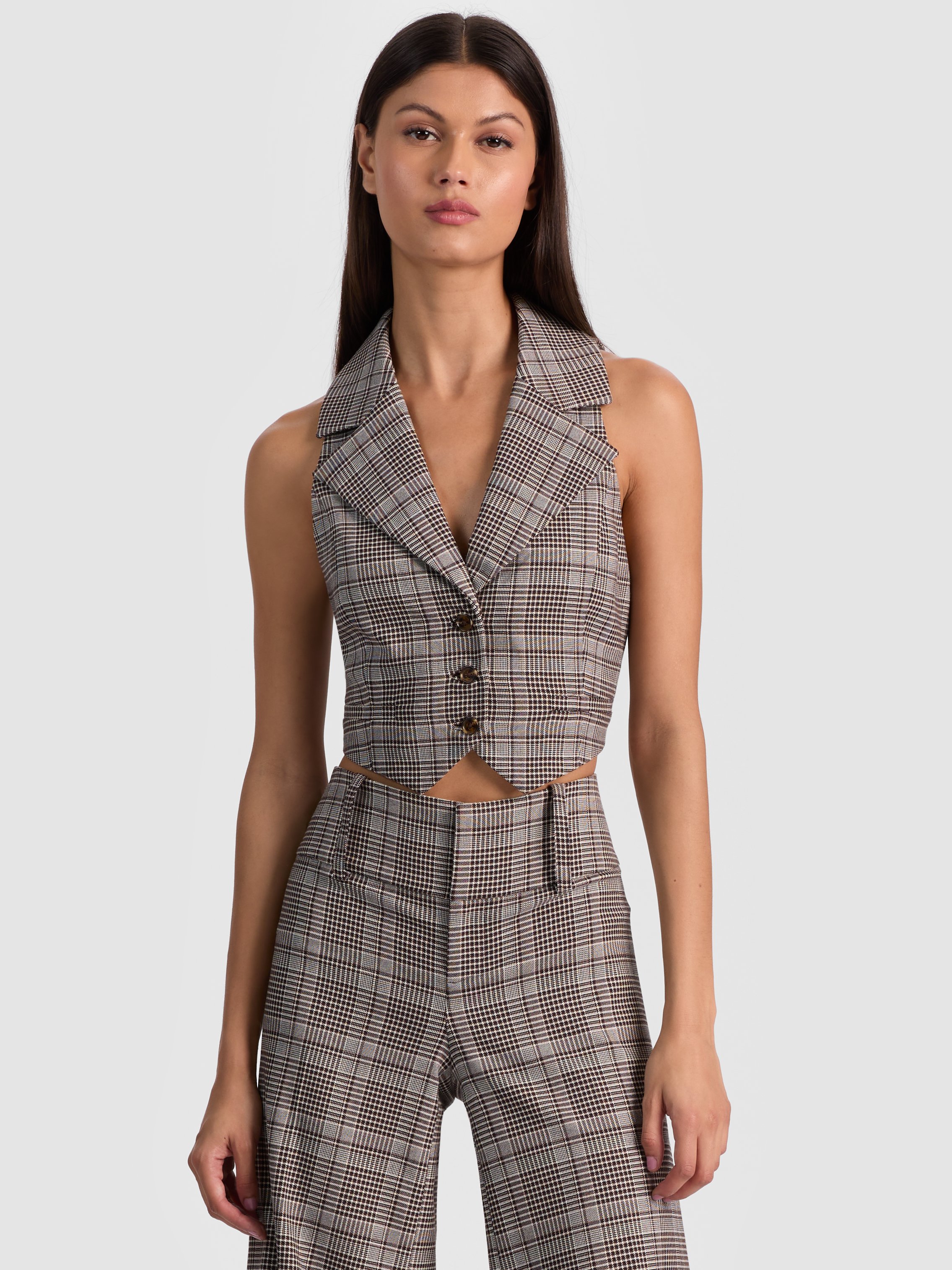 Alice And Olivia Donna Vest In Multi