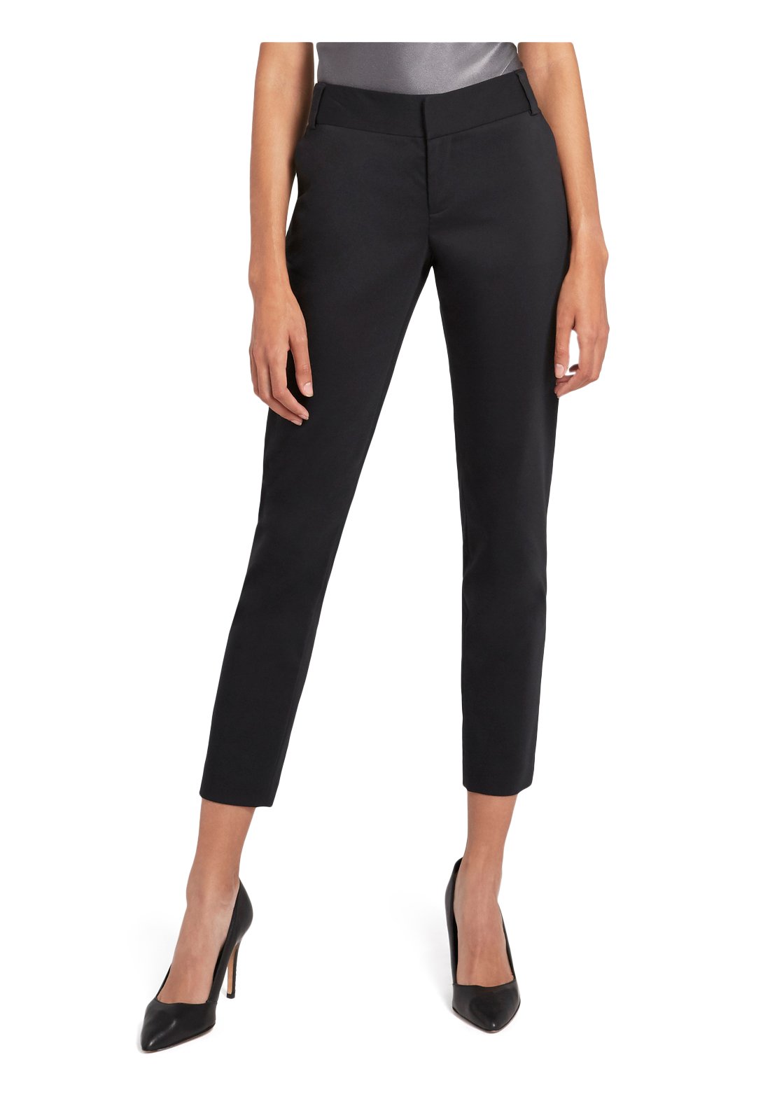 Alice And Olivia Stacey Slim Trouser In Black